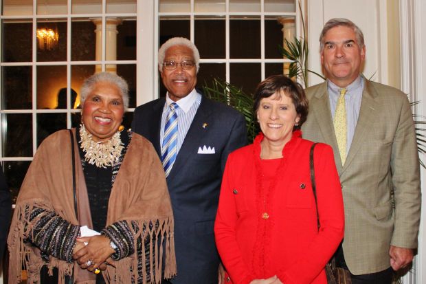 Sylvia and John Wright, Amelia and Art Bond